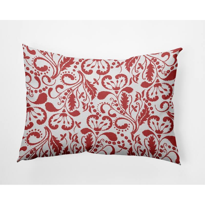 Aurora Polyester Indoor Pillow - Red - 14" x 20"