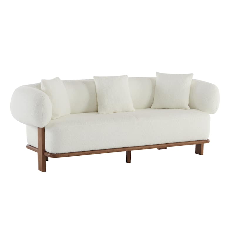 Christopher Knight Home - Oliver Wells Signature Round Arm Sofa