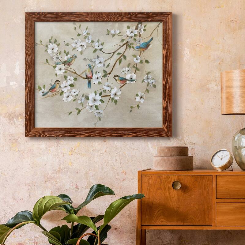 Birds of a Feather-Premium Framed Canvas - Ready to Hang