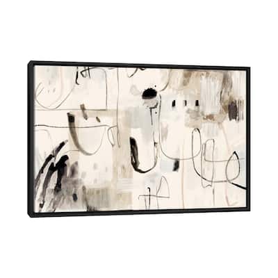 iCanvas "Net Neutral I" by Victoria Barnes Framed Canvas Print