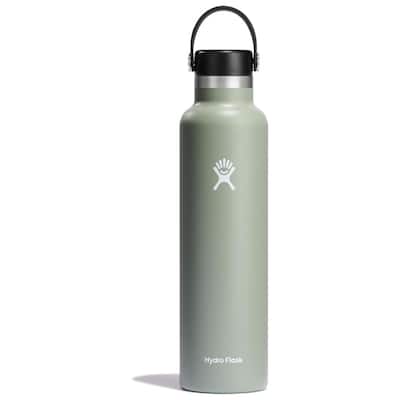 Hydro Flask Standard Mouth Vacuum Insulation Water Bottle, 24oz, Agave