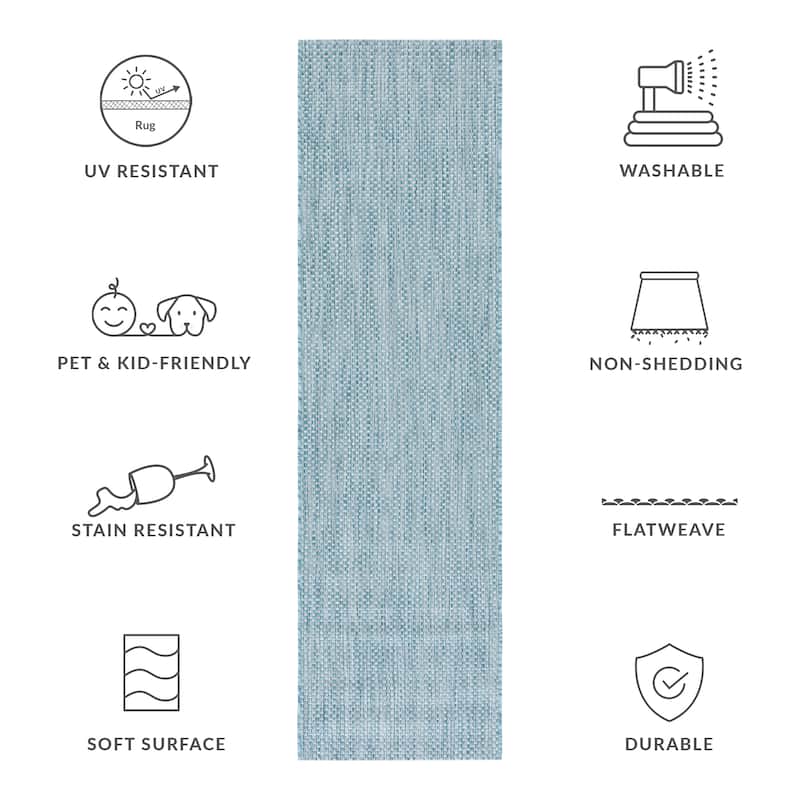 SAFAVIEH Courtyard Begajeta Indoor/Outdoor Waterproof Patio Backyard Rug.
