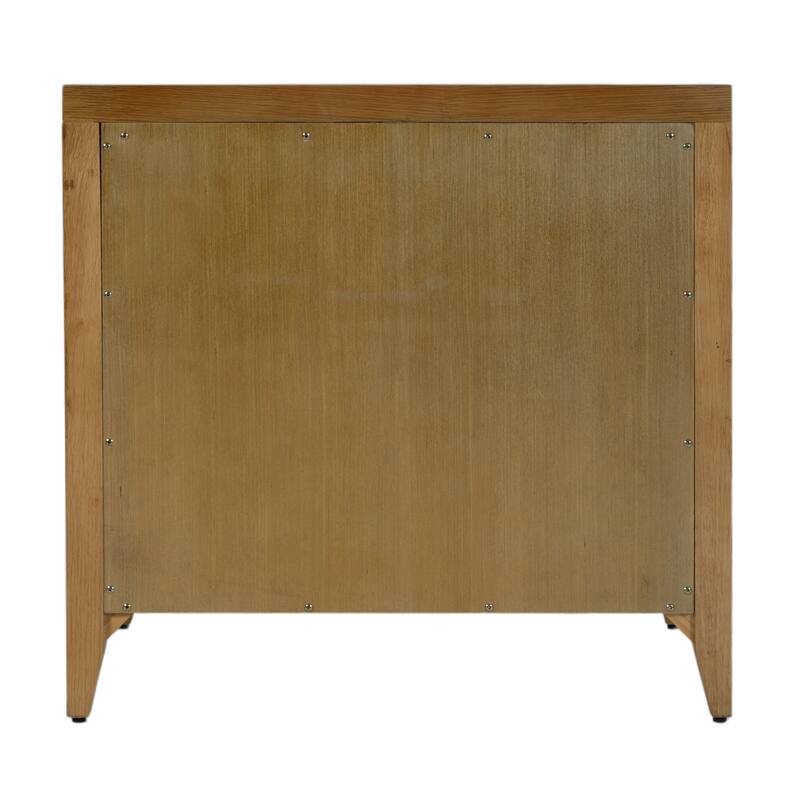 Dana 28 in. W Rectangular Wood 2 Drawer Nightstand with Top Shelf