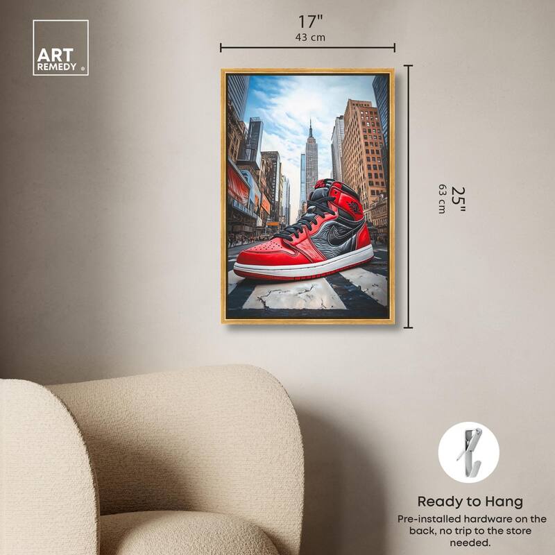 Sneaker of New York Canvas by Art Remedy