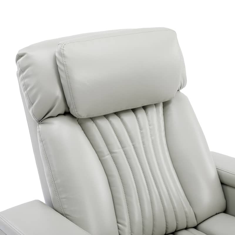 270° Power Swivel Lift Recliner Chair with Cell Phone Stand & Cup Holders, Swivel Tray Table, Lazy Boy Sofa Chair for Home