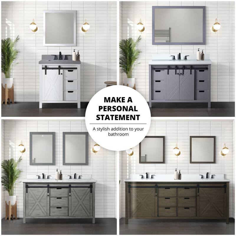 Marsyas Bath Vanity, Cultured Marble Countertop, Faucet Set and Mirrors