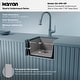preview thumbnail 35 of 75, Karran Undermount Quartz Bar Single Bowl Sink