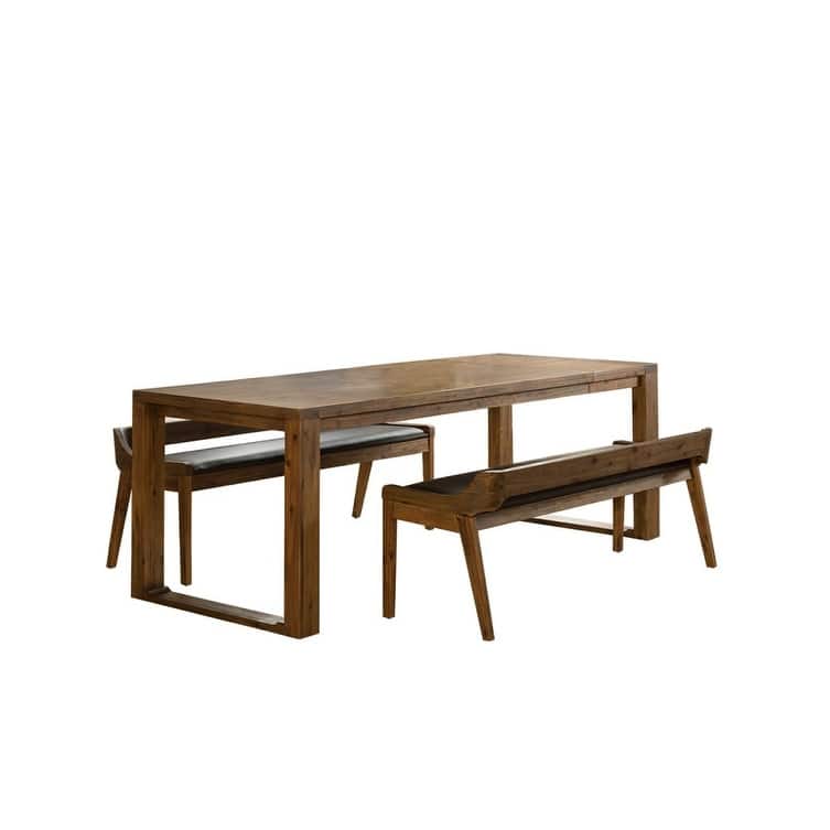 Rasmus Mid Century Wood 3 Piece Dining Set
