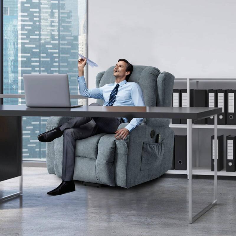 Power Lift Recliner Chair for Elderly with Heat, Massage, and USB Port