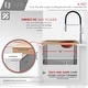 preview thumbnail 7 of 8, STYLISH Bamboo Over the Sink Cutting Board with Collapsible Bowl and Collander - 15.875" x 18"