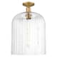 Option Brushed Brass / Clear Shade