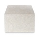 preview thumbnail 2 of 6, Cream Capiz Shell Mosaic Inlay Living Room Coffee Table