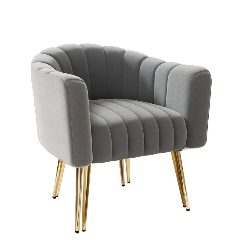 Ouyessir Oversized Modern Upholstered Accent Chair with Tufted Back