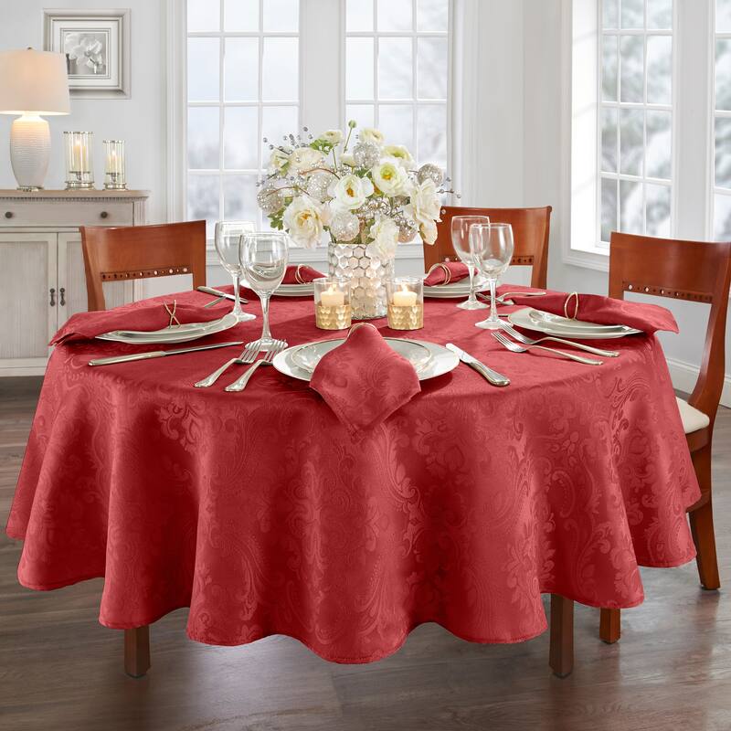 Caiden Elegance Damask Tablecloth