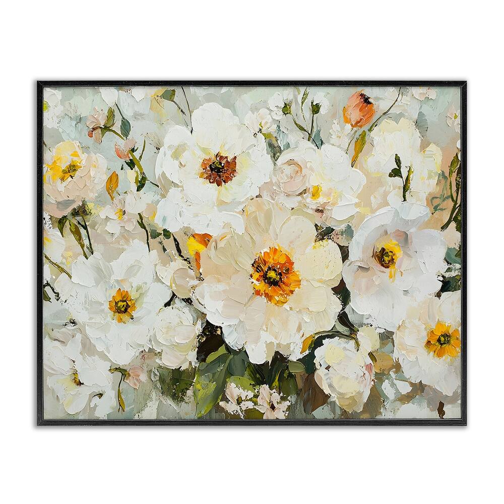 Stupell Porcelain Flowers Bundle Framed Giclee Art Design By Franklyn Gregory