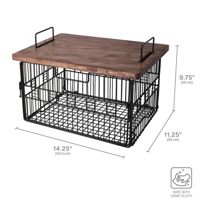 Mikasa Gourmet Basics Madam Grid Stacking Basket