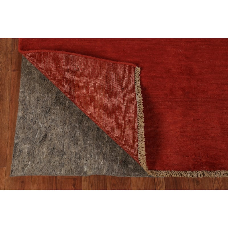 Gabbeh Modern Rug Handmade Bedroom Wool Carpet - 4'0" x 5'10"