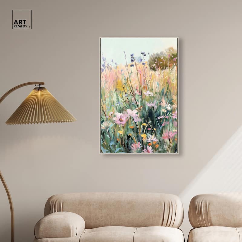 Floral Impressionism II Canvas by Art Remedy