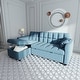 preview thumbnail 7 of 18, L-shaped Pull-out Sleeper Sectional Sofa Bed with Storage Chaise
