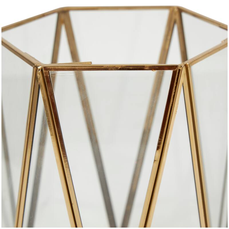 Wood Candle Lantern (Set of 3)