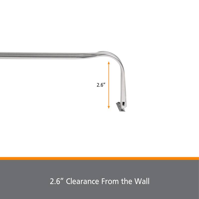 Kenney® Fast Fit™ Easy Install Superior Hold Premium Curtain Rod, 2-Pack
