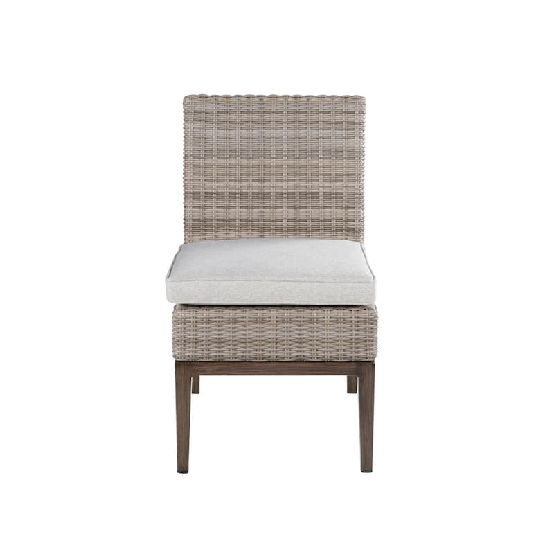 Mersin Patio Side Chair, Light Gray