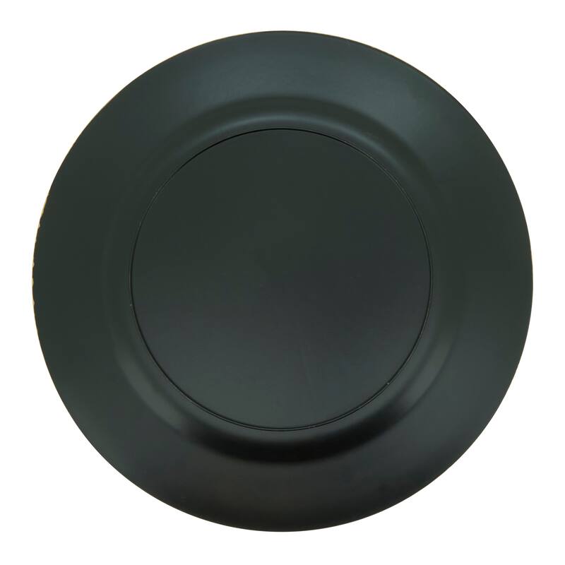 Textured Decorative Charger Plates (Set of 4) - Round Table Chargers for Dining & Entertaining, 13"