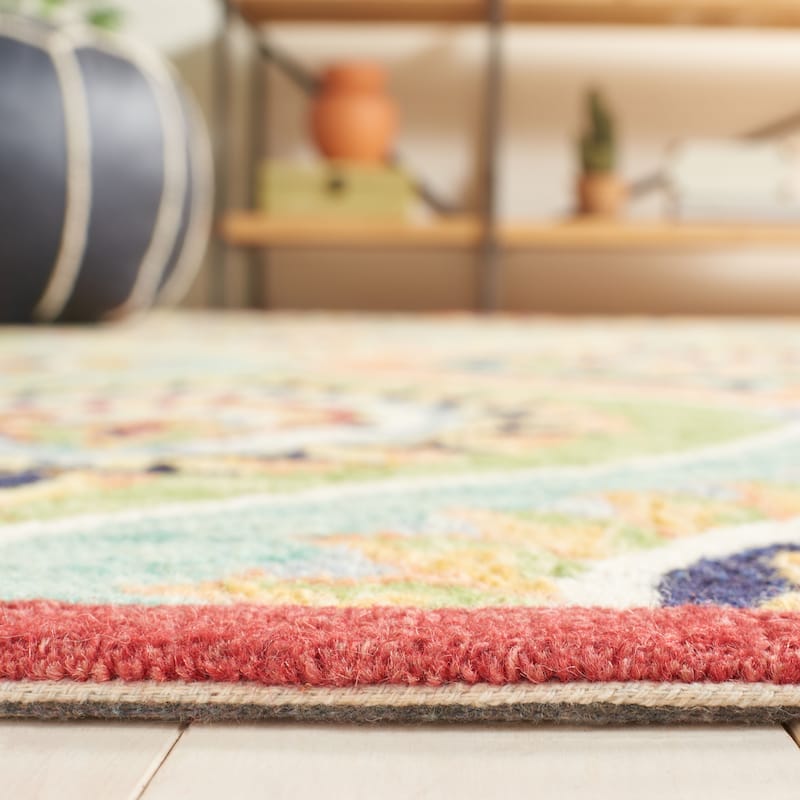 SAFAVIEH Handmade Heritage Trellis Traditional Wool Rug