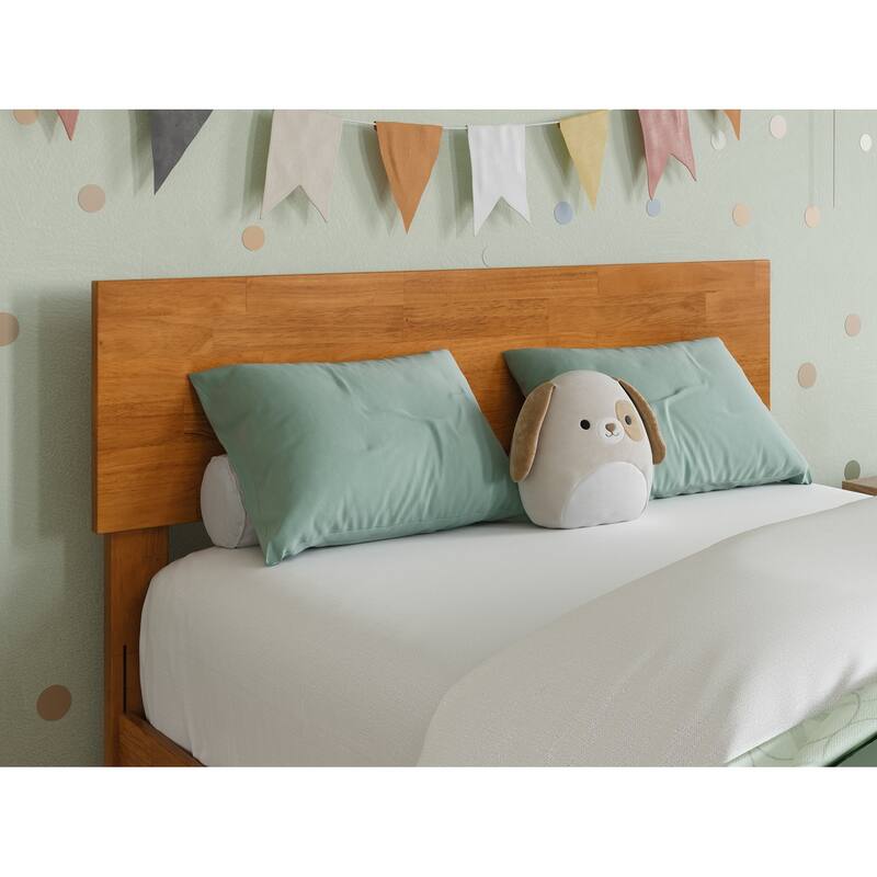 Wesley Platform Bed with Panel Footboard and Storage Drawers