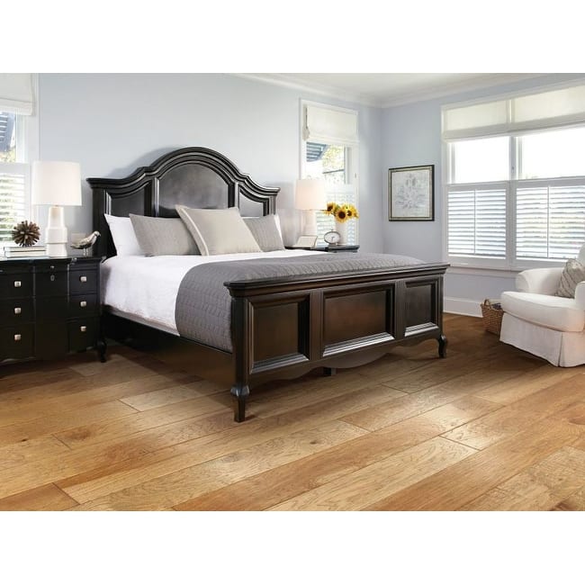 Shaw SW741 Pebble Hill 6" Wide Handscraped Engineered Hickory Hardwood