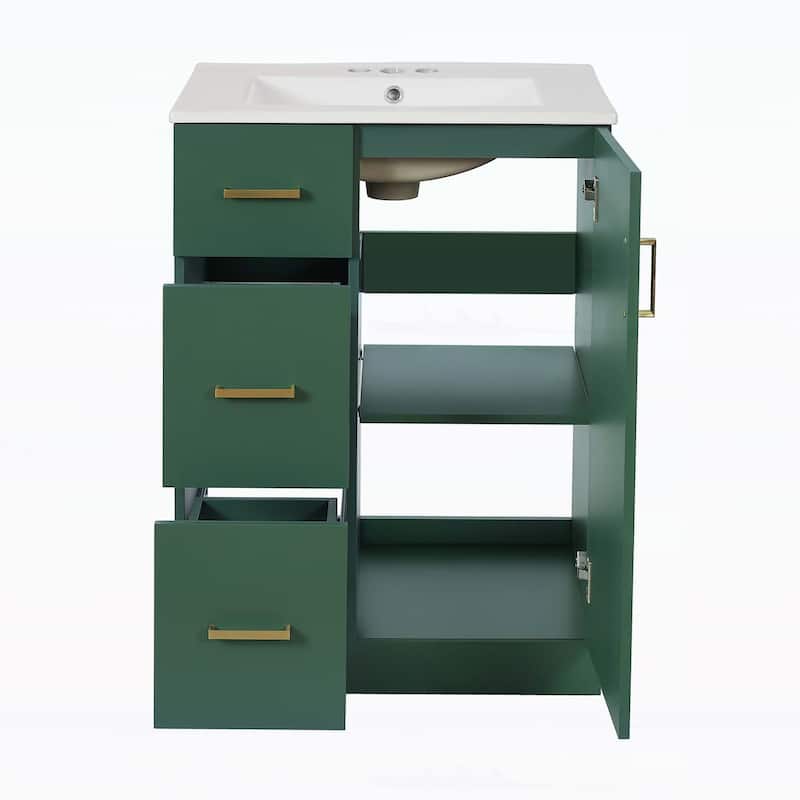 Under-mount Sink Bathroom Cabinet with Drawers