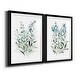 preview thumbnail 5 of 49, Delicate Blue Botanical I Premium Framed Print - Ready to Hang