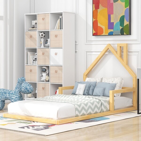 Twin size outlet floor bed