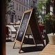 preview thumbnail 123 of 158, Wood A-Frame Magnetic Chalkboard Set-Markers, Stencils, and Magnets