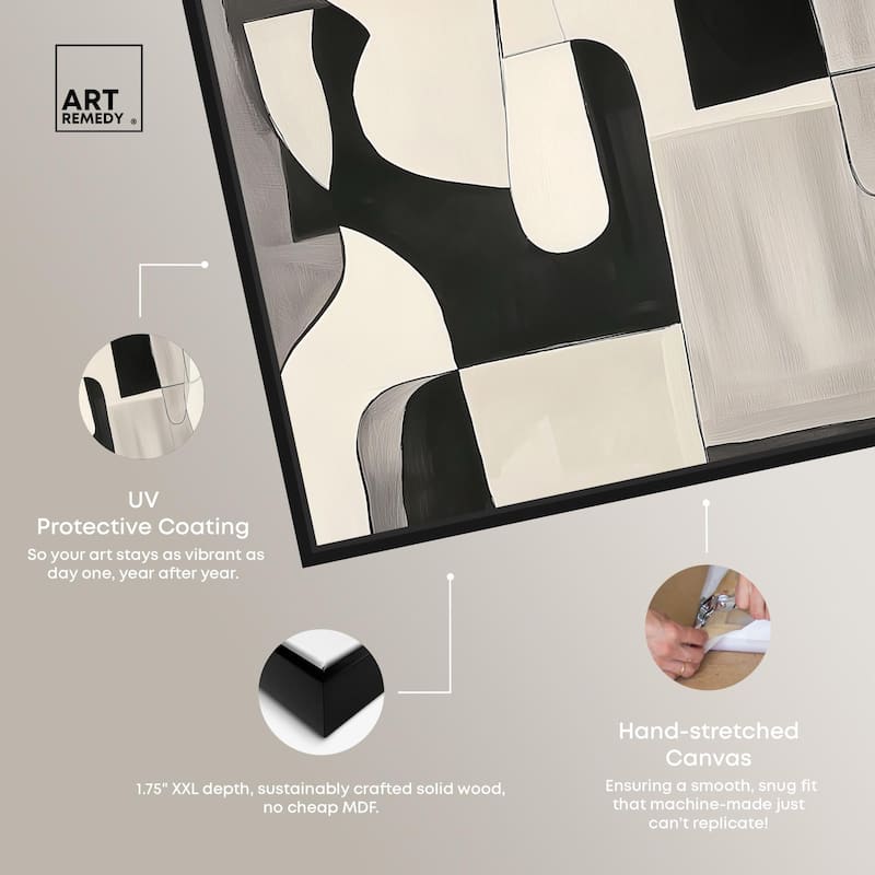 Shadow Play I Canvas by Art Remedy