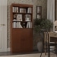 preview thumbnail 138 of 200, 100% Solid Wood 6-Shelf Bookcase with Optional Doors by Palace Imports