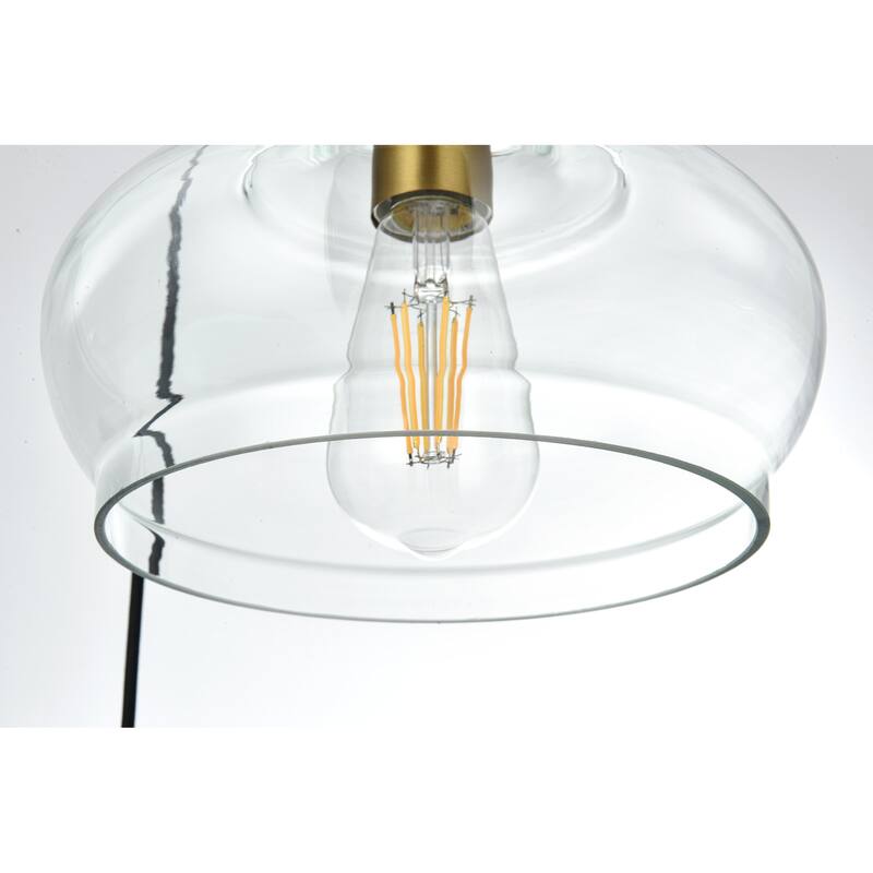 Elegant Lighting Destry 3 Light 19" Wide Multi Light Pendant with