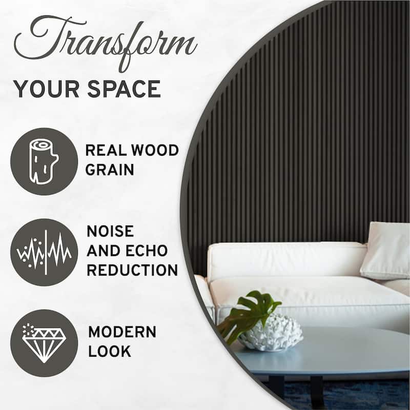 2 Pack Acoustic Wood Wall Panels
