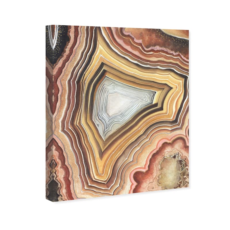 Wynwood Studio Canvas Abstract Gold Inspired Gold and Modern & Contemporary Wall Art Canvas Print