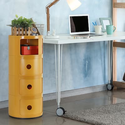 ABS Multifunction Storage Table Stackable Detachable Organizer
