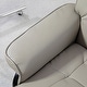 preview thumbnail 8 of 7, HOMCOM Swivel Recliner Chair and Ottoman, Faux Leather Reclining Chair with High Back