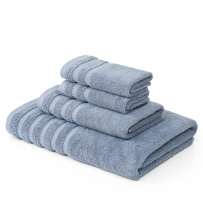 Modern Threads 6-Piece Yarn Dyed Oxford Towel Set