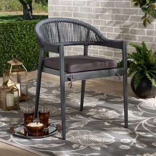 Shop Wendell Modern And Contemporary Outdoor Dining Chair Overstock 31825689