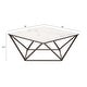 preview thumbnail 10 of 8, Tintern Coffee Table White & Antique Brass