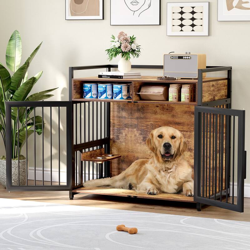 Dog Crate Furniture for Large/Medium Dog - 48"