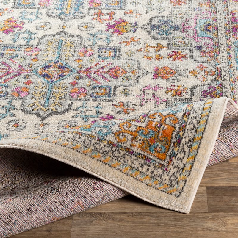 Artistic Weavers Marla Distressed Triple Medallion Area Rug