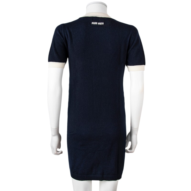 Miu Miu Crewneck Cashmere Dress - 42