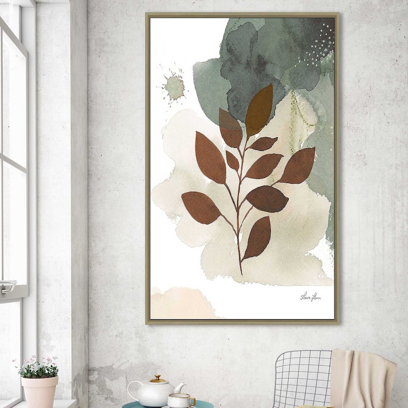 "Sage Bliss II" Print on Floating Canvas