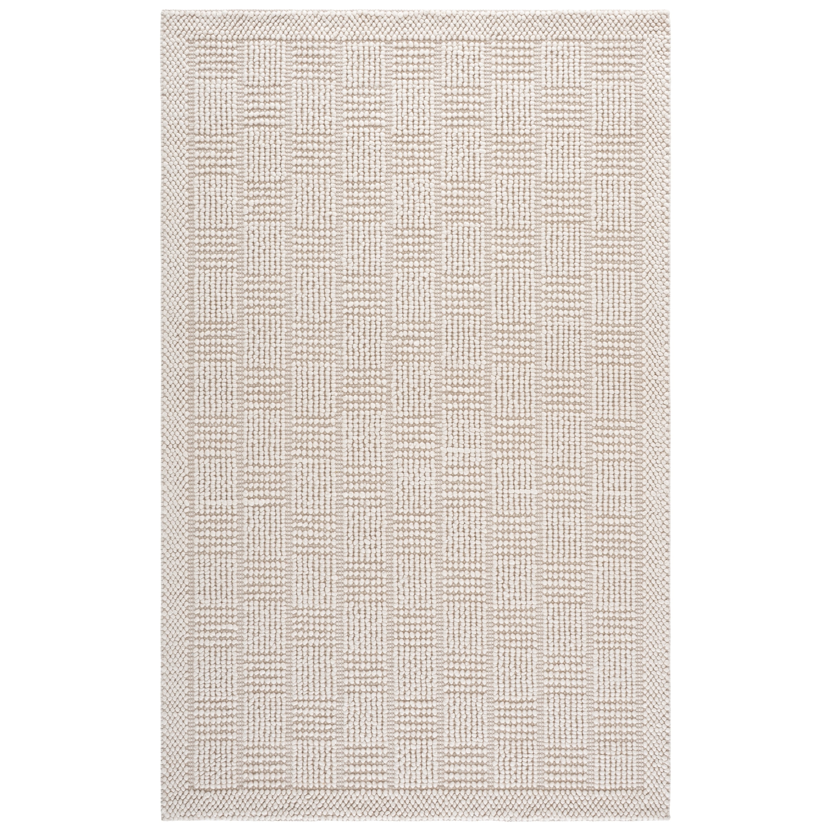 SAFAVIEH Handmade Natura Edmeia Raised Textured Wool Blend Rug