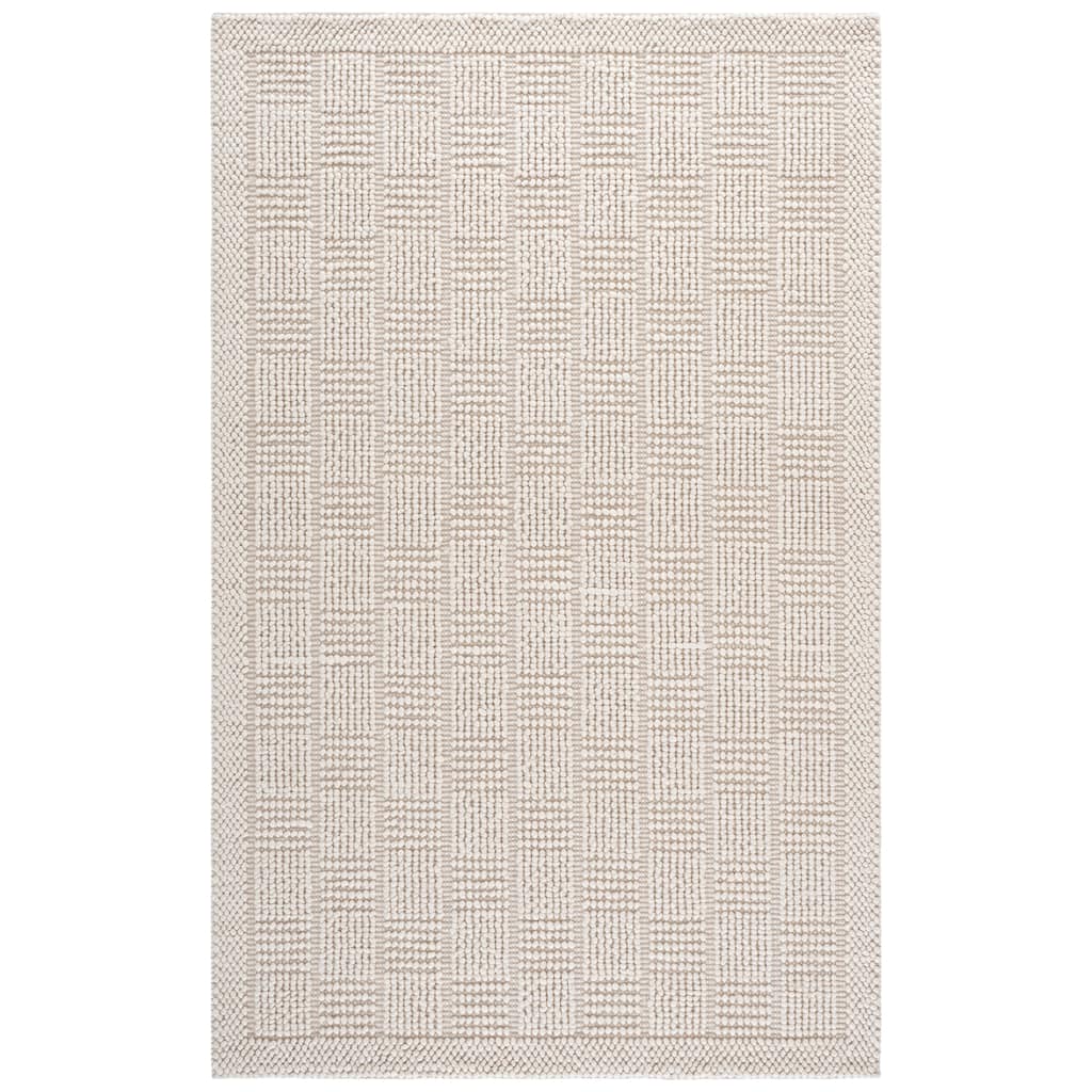 SAFAVIEH Handmade Natura Edmeia Raised Textured Wool Blend Rug